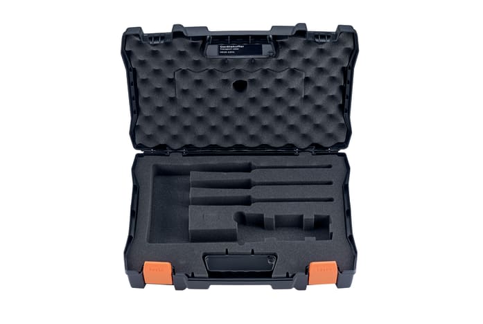 Servicekoffer voor meetinstrument en voelers.