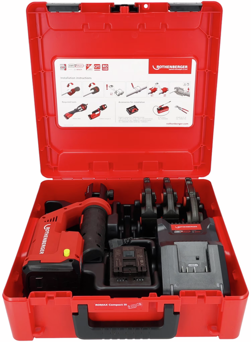 Rothenberger ROMAX Compact perstang set TH16-20-26
