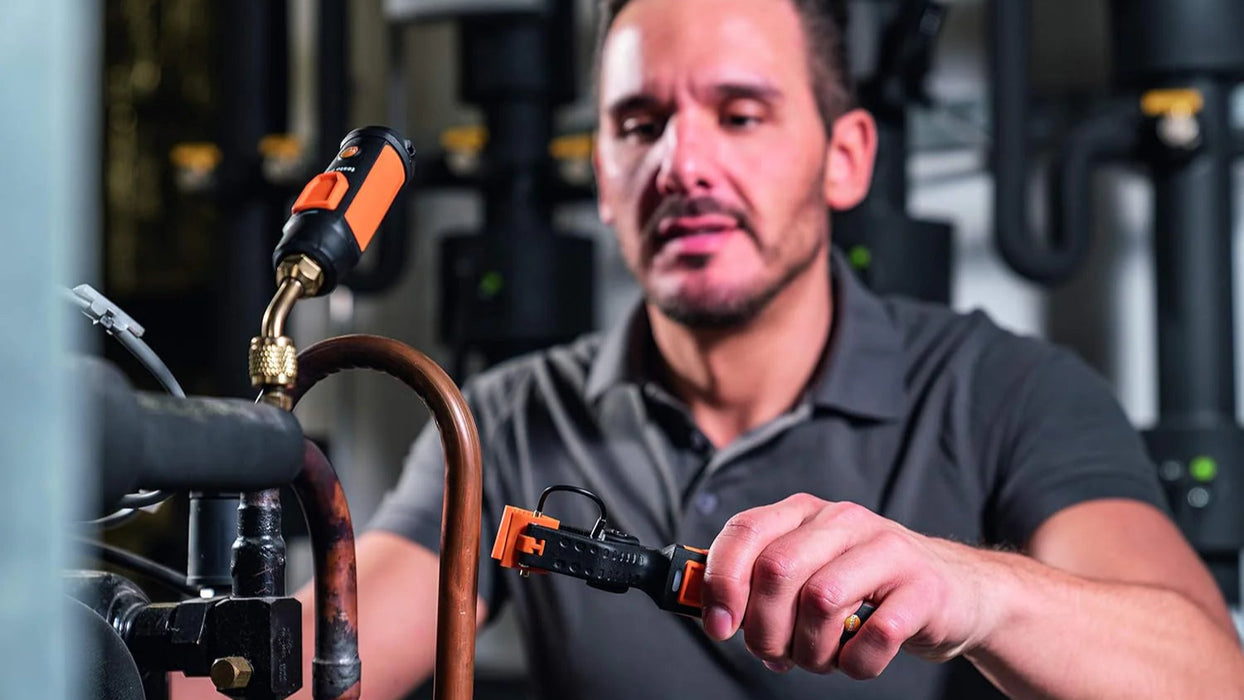Testo 558s - Digitale manifold met 4-weg-ventielblok LOS