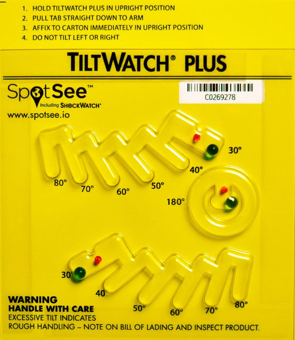 Tiltwatch Plus 30°- 80° kantelindicator