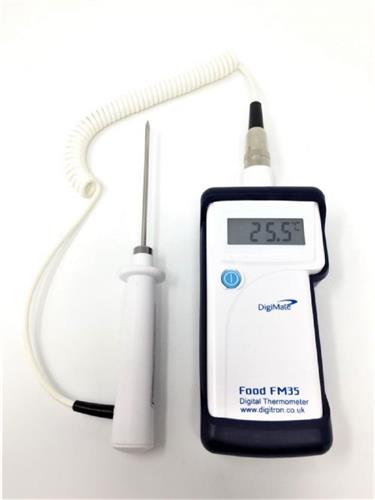 Digitron thermometer FM35, incl. voeler en beschermhoes