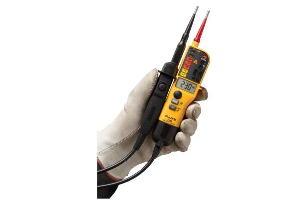 T150 Spannings-en doorbeltester,verlichte LCD,weerstand met.