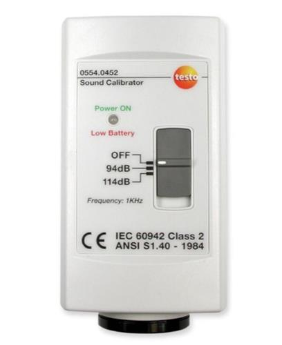 Geluidsniveau kalibrator testo