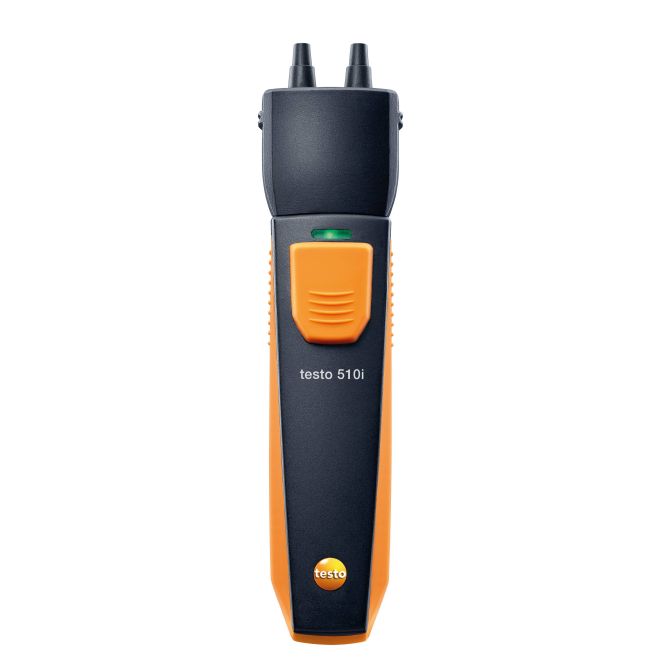 Testo 510 i - Bluetooth drukverschilmeter werkend op Smartphone