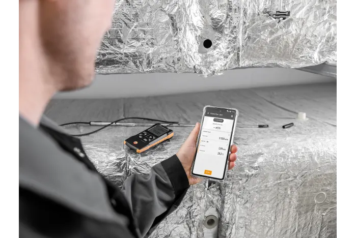 testo 425 - Digitale hittedraad-anemometer met app-koppeling