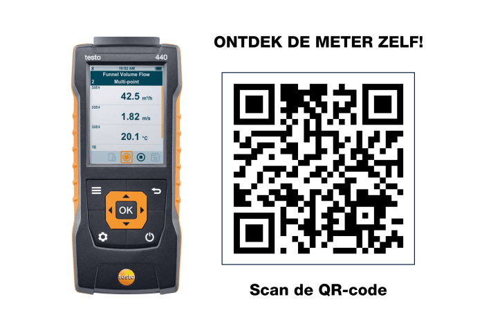 Testo 440 klimaat meetinstrument (multifunctioneel)