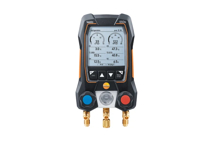 testo 550s Smartset met vulslangen