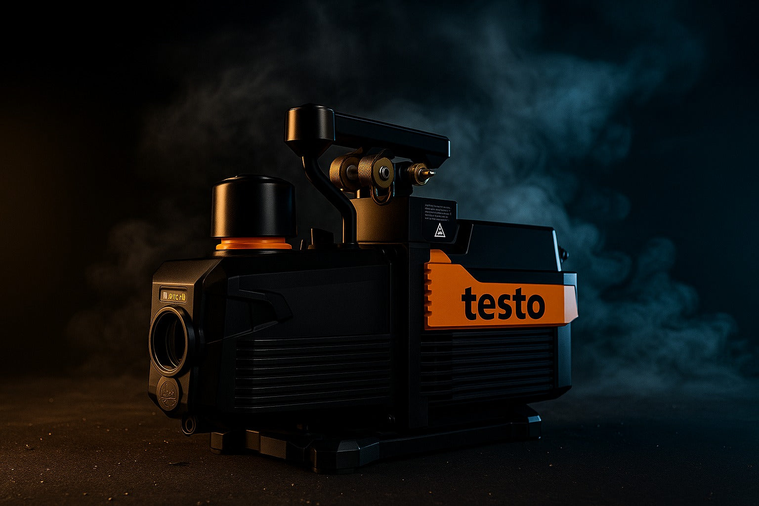 Testo vacuümpomp 565i - Slimme vacuümpomp voor geautomatiseerd vacumeren met geïntegreerde standtijd-test voor professionele HVAC-installateurs