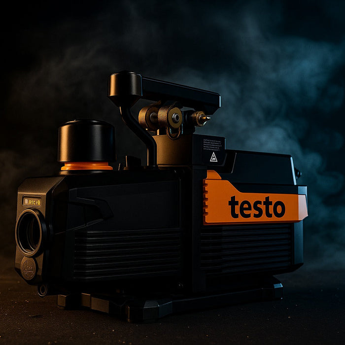testo 565i - Slimme vacuümpomp voor geautomatiseerd vacumeren met geïntegreerde standtijd-test,