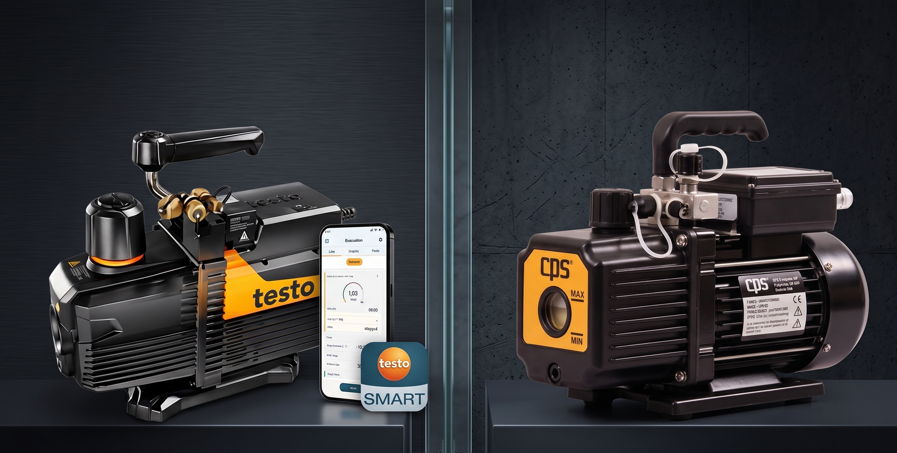 Testo 565i vs CPS VPB4D : Welke vacuümpomp past het beste bij jouw werkzaamheden?