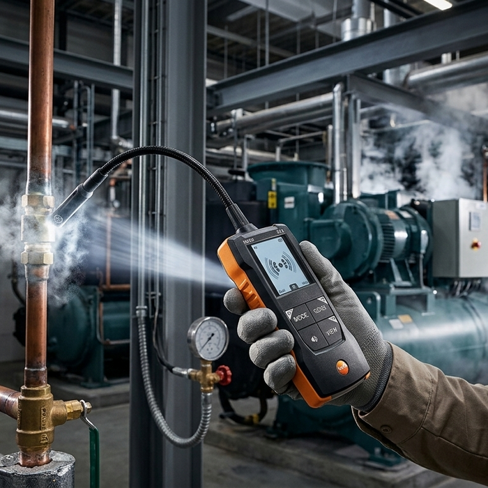 Testo 514 Koudemiddellekzoeker met Flexibele Sonde – De Professionele Keuze voor HVAC Installateurs