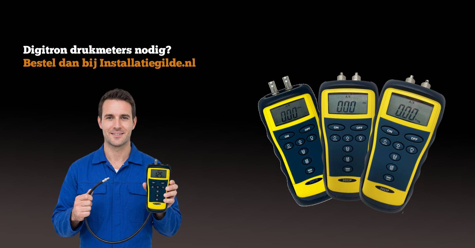 Digitron Drukmeters voor HVAC, CV en F-gassen monteurs – Betrouwbaar & Direct Leverbaar