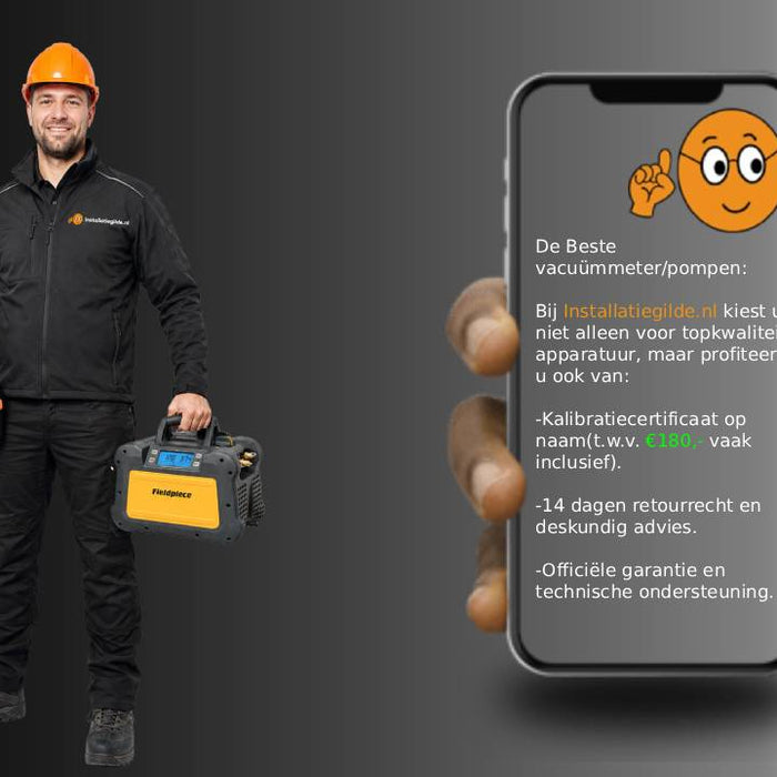 Vacuümpomp of vacuümmeter nodig? Voor HVAC, BRL 100, koelmonteurs en installateurs | Installatiegilde.nl