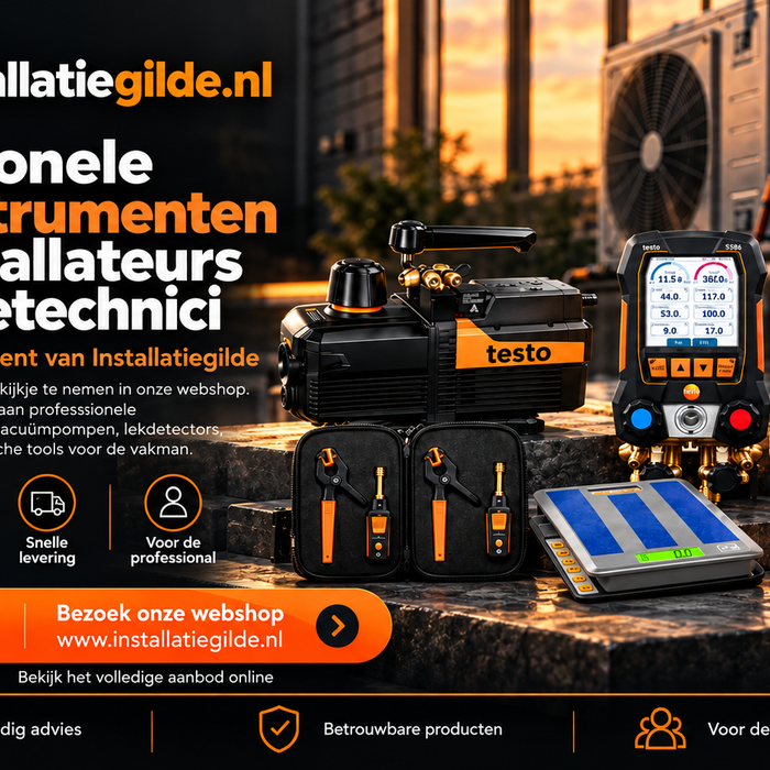 Professionele meetinstrumenten voor HVAC, BRL100 en koudetechniek | Installatiegilde.nl