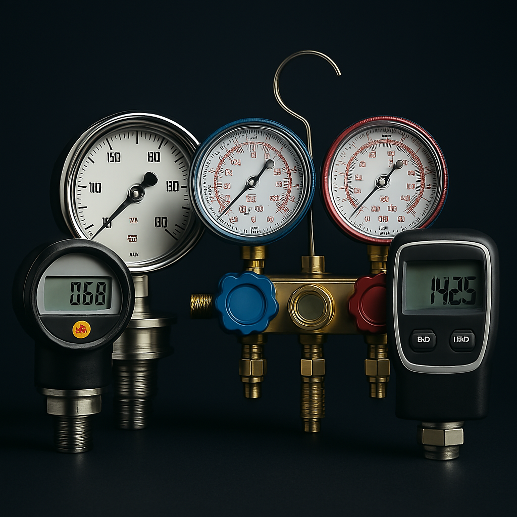Drukmeters in HVAC & Koeltechniek – Selectie, Kopen, Installatie & Kalibratie