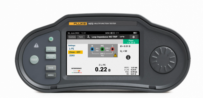 Fluke 1672 SCH installatietester