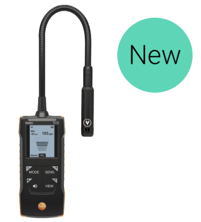 PRE-ORDER Testo 513 - Gaslekdetector met flexibele sonde