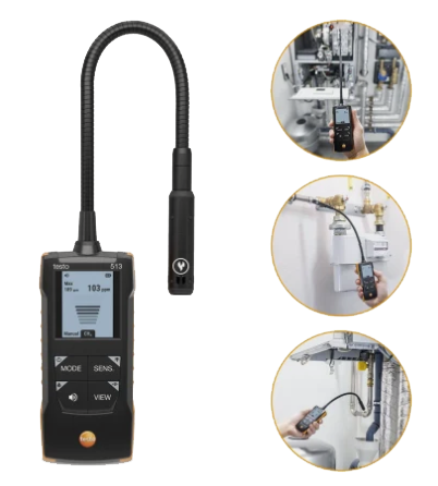 PRE-ORDER Testo 513 - Gaslekdetector met flexibele sonde