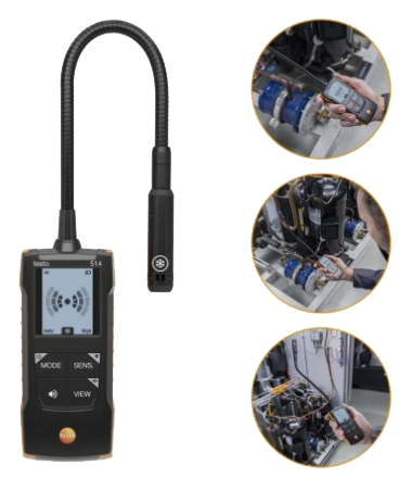 PRE-ORDER Testo 514 - Lekzoeker voor koudemiddelen met flexibele sonde