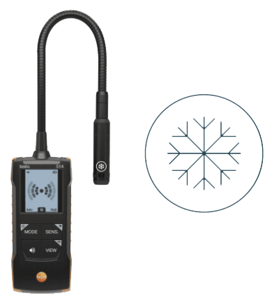 PRE-ORDER Testo 514 - Lekzoeker voor koudemiddelen met flexibele sonde