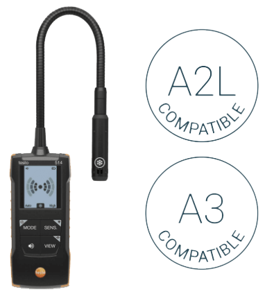 PRE-ORDER Testo 514 - Lekzoeker voor koudemiddelen met flexibele sonde