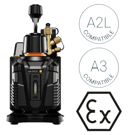 PRE-ORDER Testo 565i EX ATEX 7 CFM (198 l/min) vacuümpomp