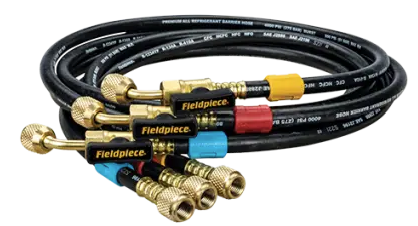 Fieldpiece HR3B 3 vulslangen 1/4'' met kraan
