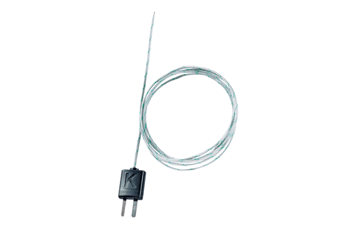 Digitale 2-kanaals K-type thermometer met 4 thermokoppels (bedraad en roestvrij staal), -58~2372