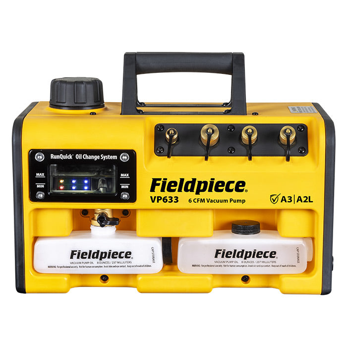 Fieldpiece VP633 vacuümpomp 170l/min ATEX (A1/A2L/A3)