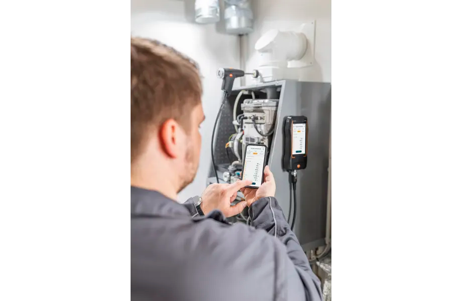 Testo 320 instapset Standaard rookgasanalyser met O₂- en CO