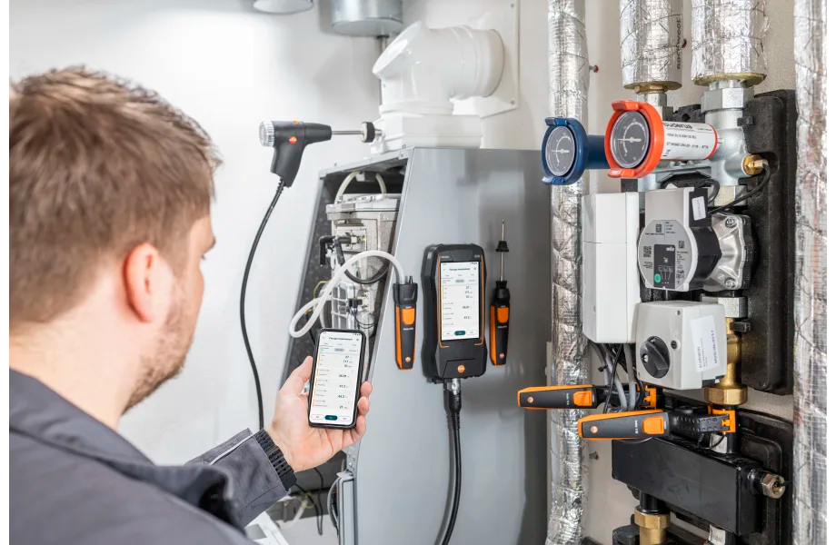 Testo 320 instapset Standaard rookgasanalyser met O₂- en CO
