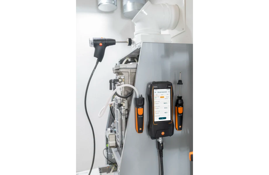 Testo 320 instapset Standaard rookgasanalyser met O₂- en CO