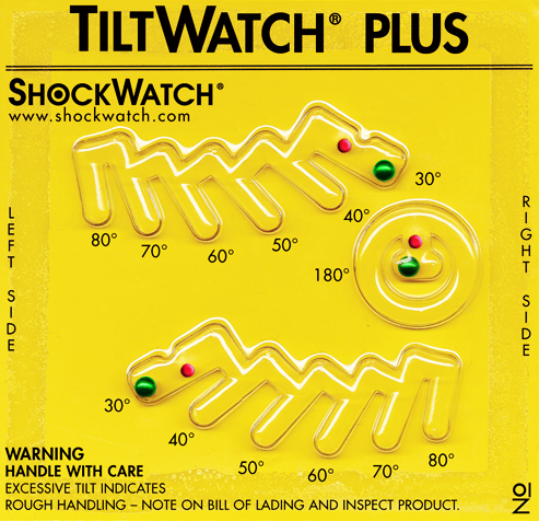 Tiltwatch Plus 30°- 80° kantelindicator